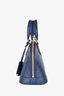 Louis Vuitton 2013 Navy Blue Ostrich Leather Alma BB with Strap