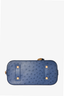 Louis Vuitton 2013 Navy Blue Ostrich Leather Alma BB with Strap