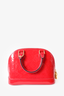 Louis Vuitton 2014 Red Vernis Leather Alma BB With Strap
