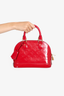 Louis Vuitton 2014 Red Vernis Leather Alma BB With Strap
