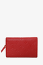 Louis Vuitton 2015 Red Empreinte Leather Curieuse Trifold Wallet