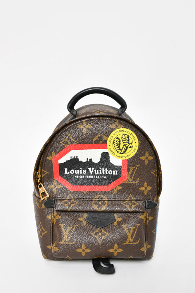 Louis Vuitton 2016 Monogram 'World Tour' Mini Palm Springs Backpack – Mine & Yours