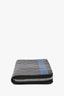 Louis Vuitton 2017 Damier Graphite Blue Stripe Long Zip Wallet