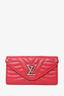 Louis Vuitton 2018 Red Leather Wave Long Wallet