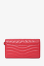 Louis Vuitton 2018 Red Leather Wave Long Wallet
