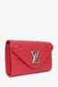 Louis Vuitton 2018 Red Leather Wave Long Wallet