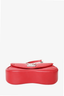 Louis Vuitton 2019 Red Ecarlate Leather New Wave MM Chain Bag