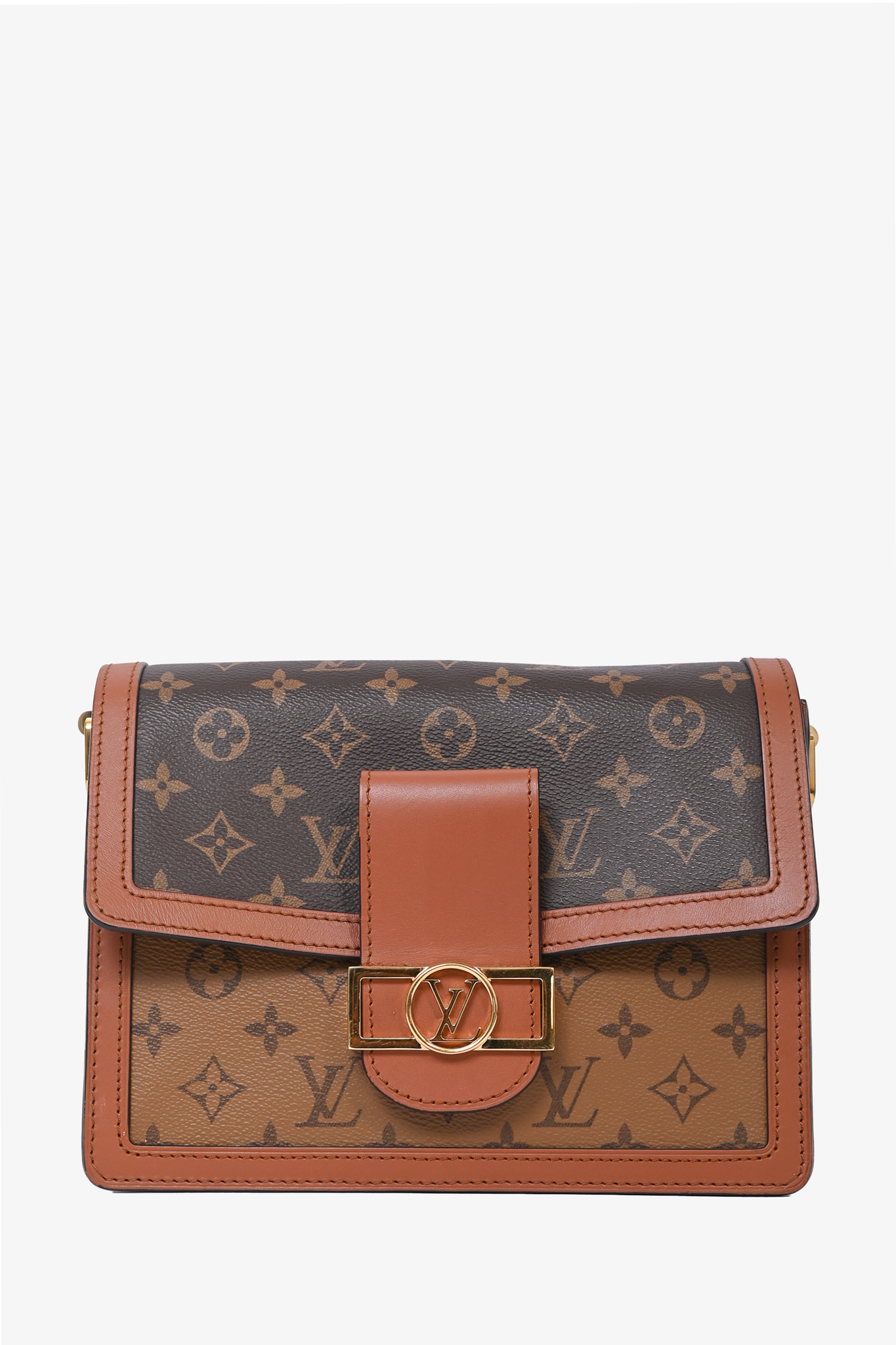 Louis Vuitton 2019 Reverse Monogram Dauphine MM Shoulder Bag