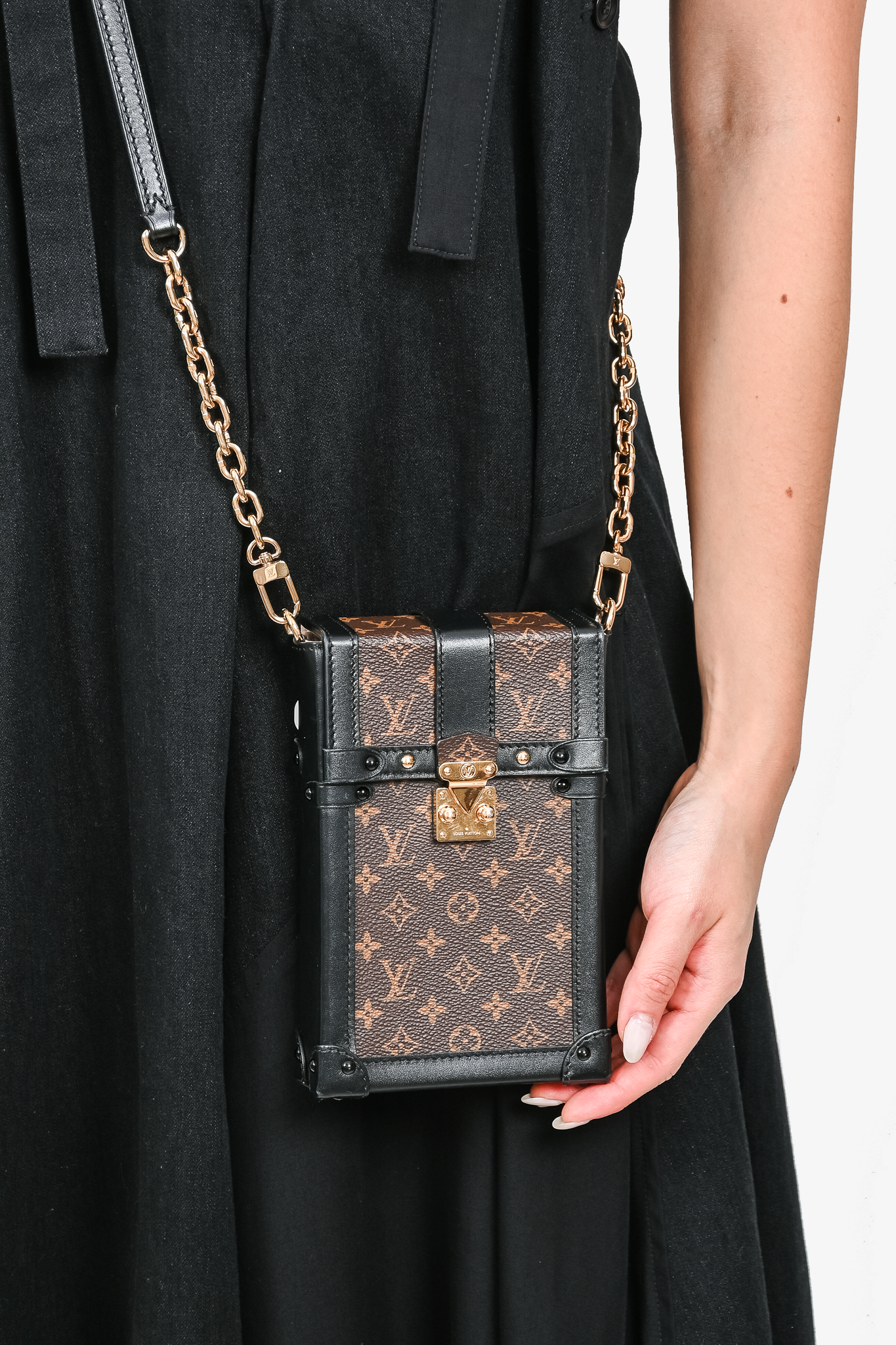 Shoulder Bag Lv Trunk Pochette Trunk Wallet Louis Vuitton Vertical