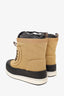 Louis Vuitton Black/Brown Canvas Snow Boots Size 38