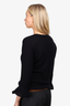 Louis Vuitton Black Cashmere/Sweater V-Neck Sweater Size M