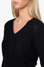 Louis Vuitton Black Cashmere/Sweater V-Neck Sweater Size M
