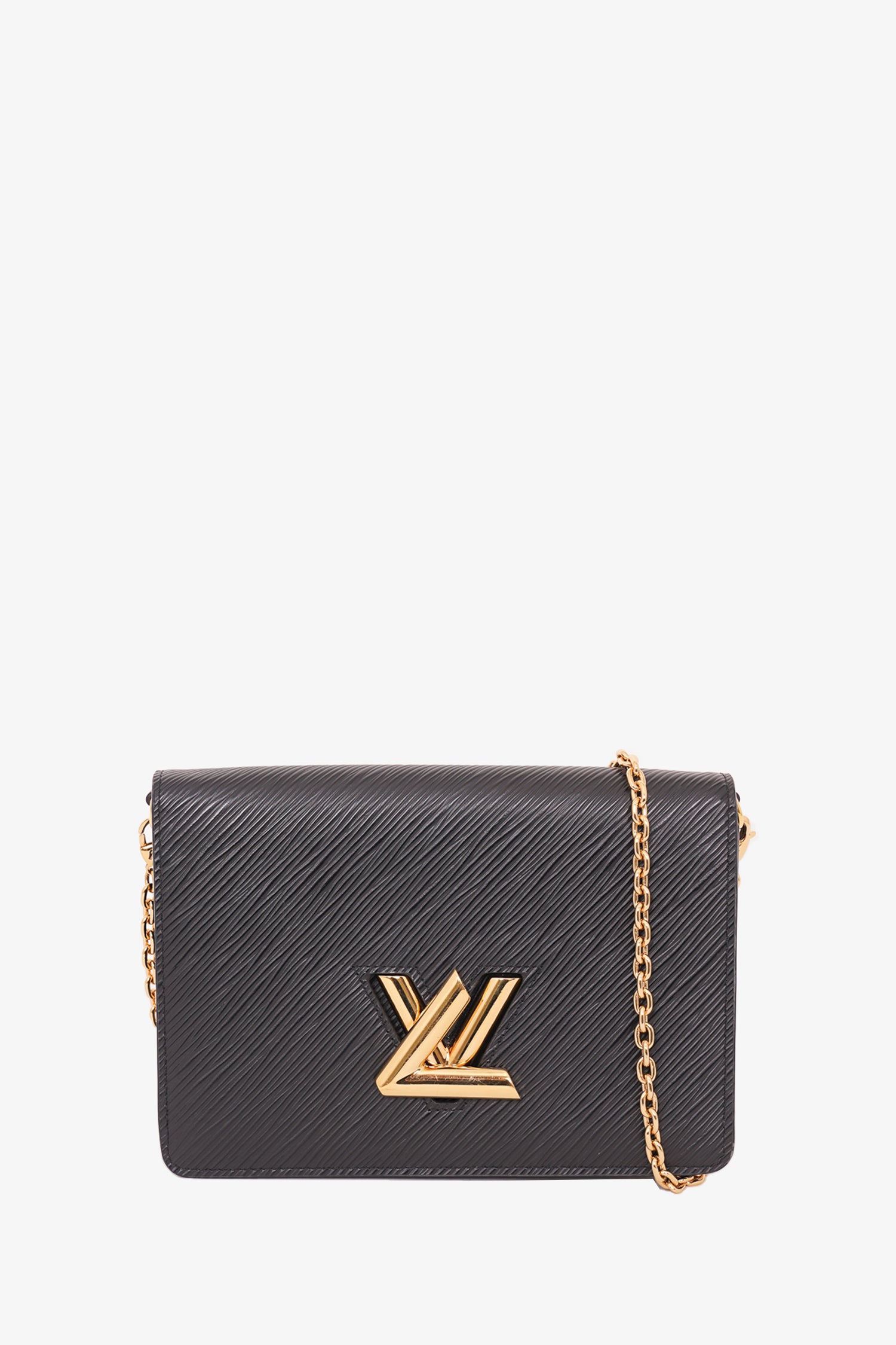 Louis Vuitton Black Epi Leather 'Twist' Wallet on Chain Gold Hardware –  Mine & Yours