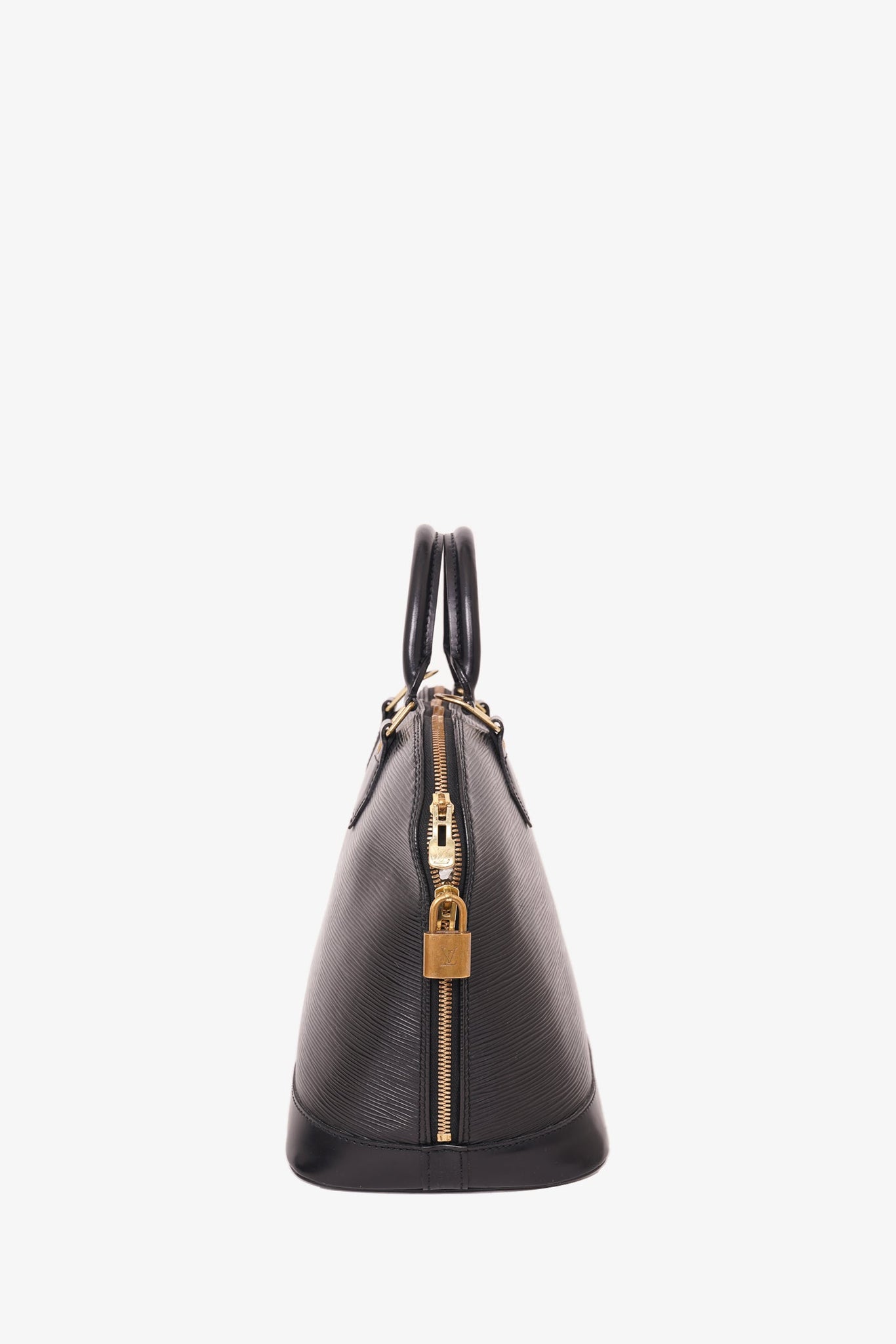 Louis Vuitton Black Epi PM "Alma" Top Handle