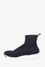 Louis Vuitton Black  LV Heart Patches Sock Sneakers Size 37.5