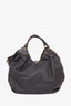 Louis Vuitton Black Leather Monogram Mahina Shoulder Bag