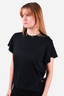 Louis Vuitton Black Logo Embellished T-Shirt Size M