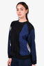 Louis Vuitton Black/Navy Monogram Sweater Size L
