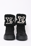 Louis Vuitton Black Shearling Monogram Boots Size 38