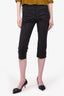 Louis Vuitton Black Straight Leg Pants Size 36