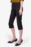 Louis Vuitton Black Straight Leg Pants Size 36