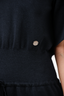 Louis Vuitton Black Wool Cinch Waisted Dress Size S