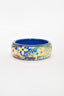 Louis Vuitton Blue/Gold Monogram Resin Bangle Bracelet