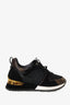 Louis Vuitton Brown/Black Suede/Leather Monogram Away Sneakers Size 6.5
