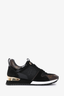 Louis Vuitton Brown/Black Suede/Leather Monogram Sneakers Size 39
