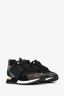 Louis Vuitton Brown/Black Suede/Leather Monogram Sneakers Size 39