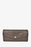Louis Vuitton Brown Empreinte Leather Sarah Wallet w/ Pouch