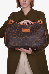 Louis Vuitton Brown Monogram  Galliera  Shoulder Bag