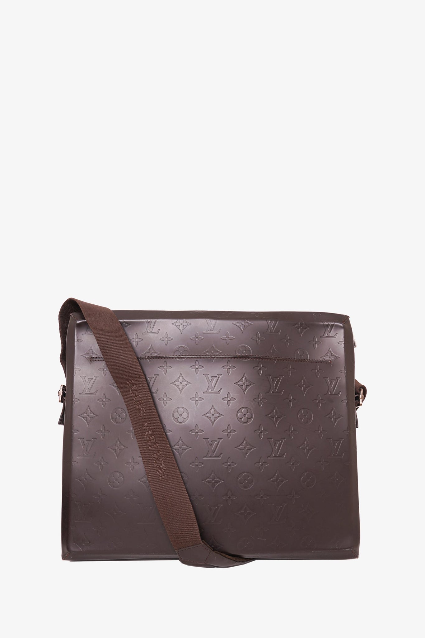 Louis Vuitton Brown Monogram Glace Fonzie Messenger Bag