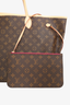 Louis Vuitton Brown Monogram Neverfull GM Tote with Pouch