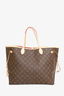 Louis Vuitton Brown Monogram Neverfull GM Tote with Pouch