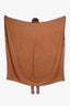Louis Vuitton Brown Monogram Silk/Wool Scarf 'As Is'