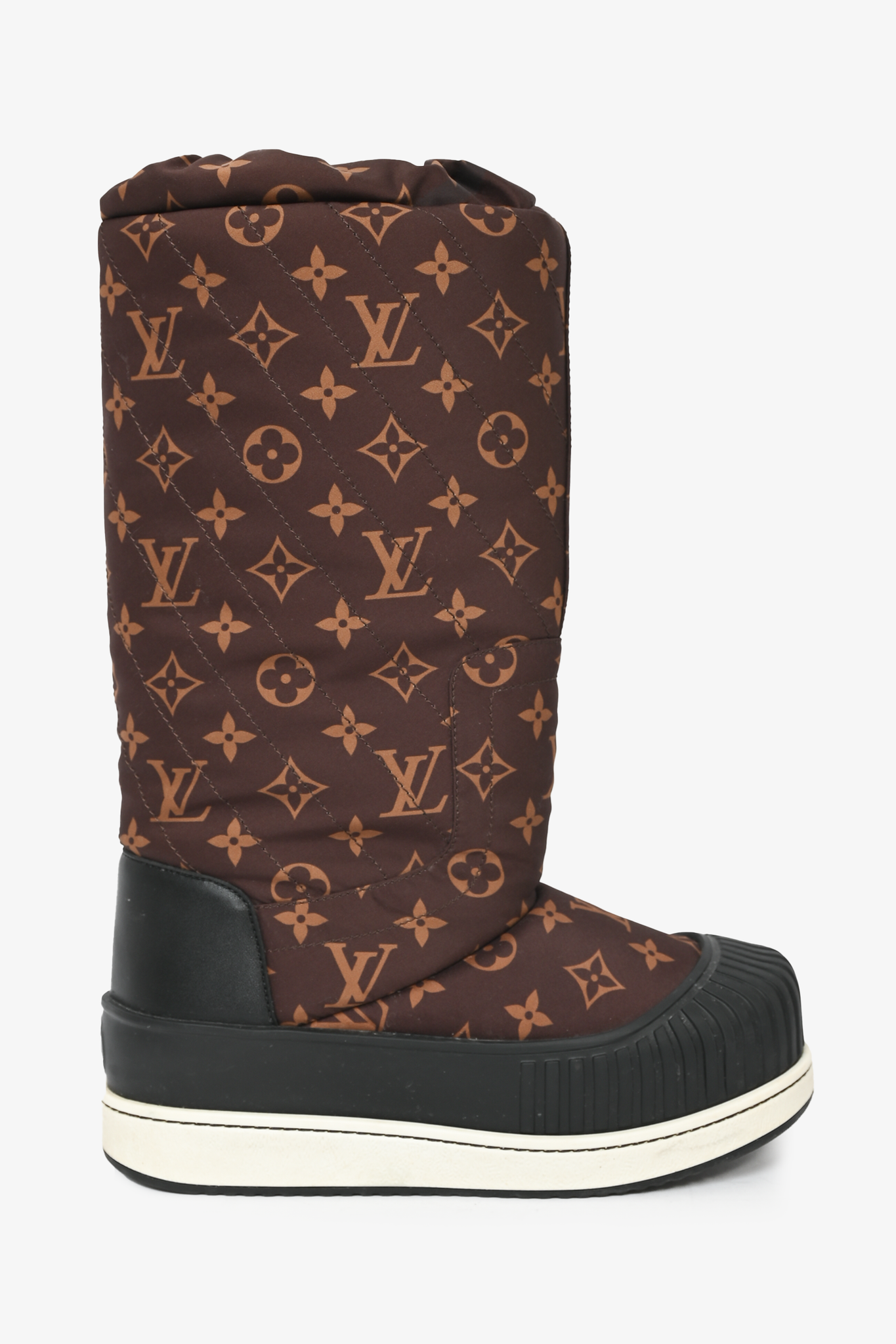 Louis Vuitton Brown Monogram Snow Boots Size 36 Mine Yours
