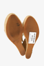 Louis Vuitton Cream/Brown Espadrilles Size 38.5