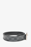 Louis Vuitton Damier Graphite Belt with Silver Buckle Size 100/40