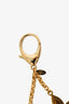 Louis Vuitton Gold Tone Monogram Stipply Flower Bag Charm
