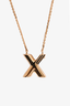 Louis Vuitton Gold Toned 'Me & Me' Pendant Necklace