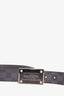 Louis Vuitton Graphite Damier 'Inventeur' Plaque Belt Size 95/38
