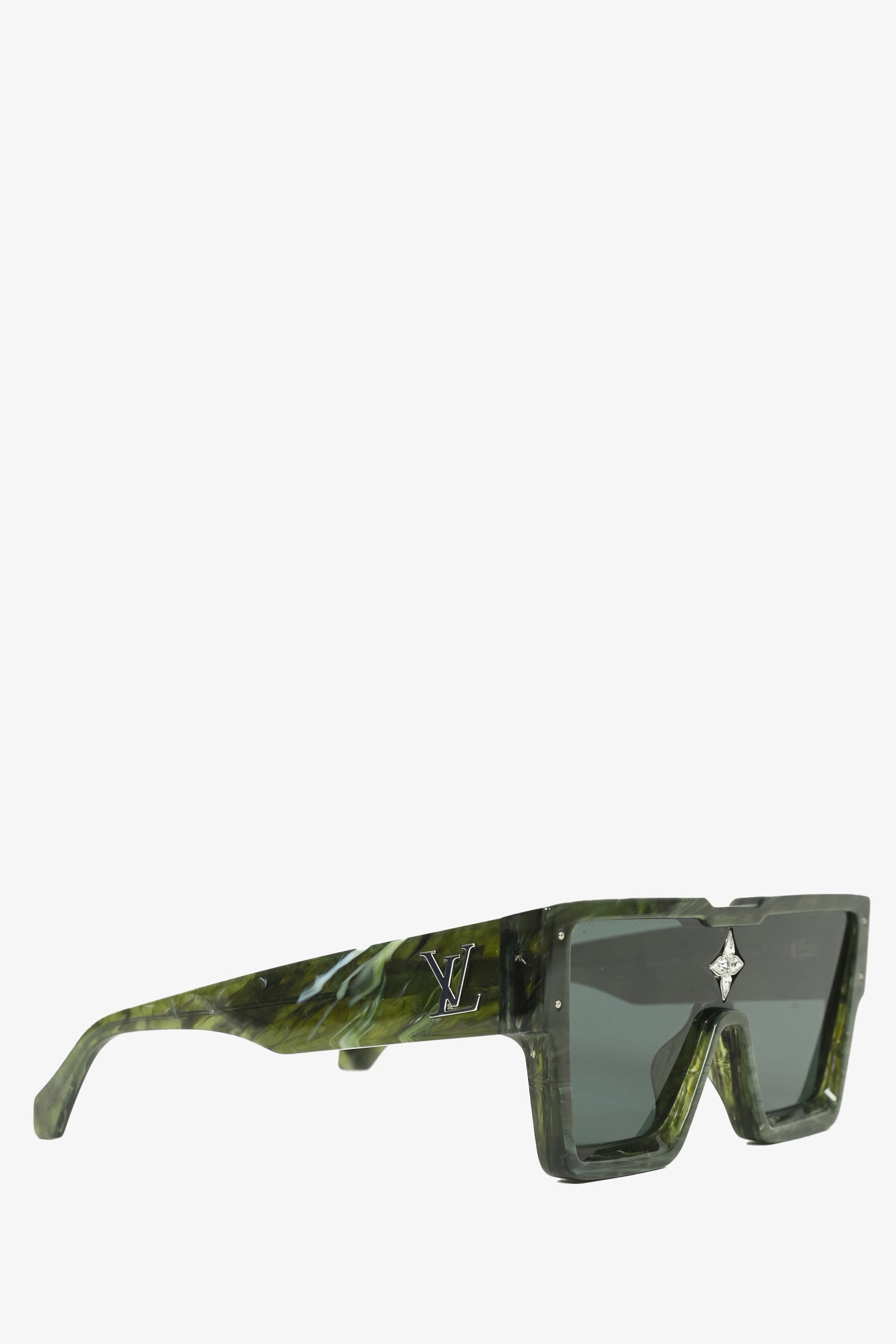 Louis Vuitton Green 'Cyclone' Square Sunglasses – Mine & Yours