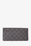 Louis Vuitton Grey Damier Graphite Leather 'Brazza' Wallet