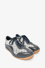 Louis Vuitton Grey Monogram Canvas/Leather Low Top Sneakers sz 42