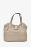 Louis Vuitton Grey Perforated Leather Monogram Mahina Cirrus PM