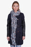 Louis Vuitton Multicolor Wool/Silk Floral Print Scarf