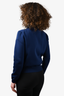 Louis Vuitton Navy/Black Wool Bomber Jacket Size S