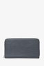 Louis Vuitton Navy Blue Epi Leather Continental Wallet