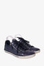 Louis Vuitton Navy Damier Aventure Zip Up Sneaker Size 9